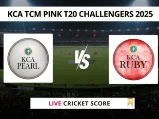 PEA vs RUB Live Cricket Score KCA TCM Pink T20 Challengers 2025