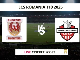 PHO vs UCCB Live Cricket Score ECS Romania T10 2025