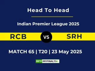 RCB vs SRH Player Battle, Head to Head Indian Premier League 2025