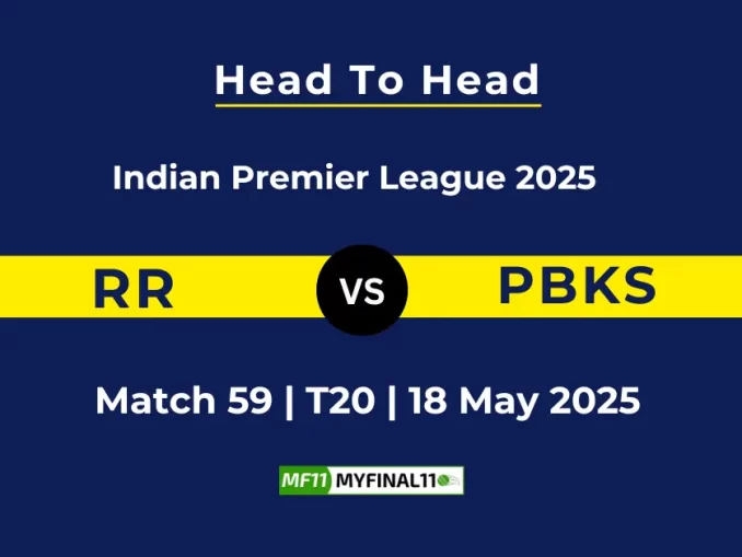 RR vs PBKS Player Battle, Indian Premier League 2025
