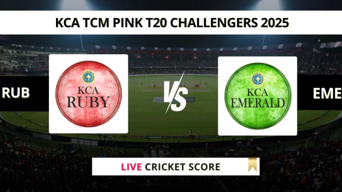 RUB vs EME Live Cricket Score KCA TCM Pink T20 Challengers 2025 (1) (1)