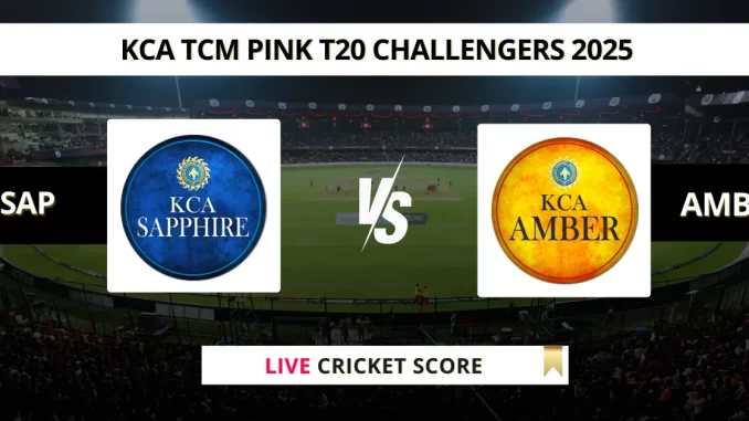 SAP vs AMB Live Cricket Score KCA TCM Pink T20 Challengers 2025
