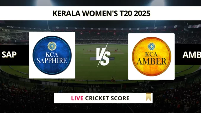SAP vs AMB Live Cricket Score Kerala Women's T20 2025
