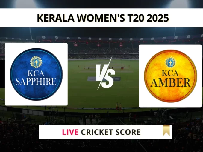 SAP vs AMB Live Cricket Score Kerala Women's T20 2025
