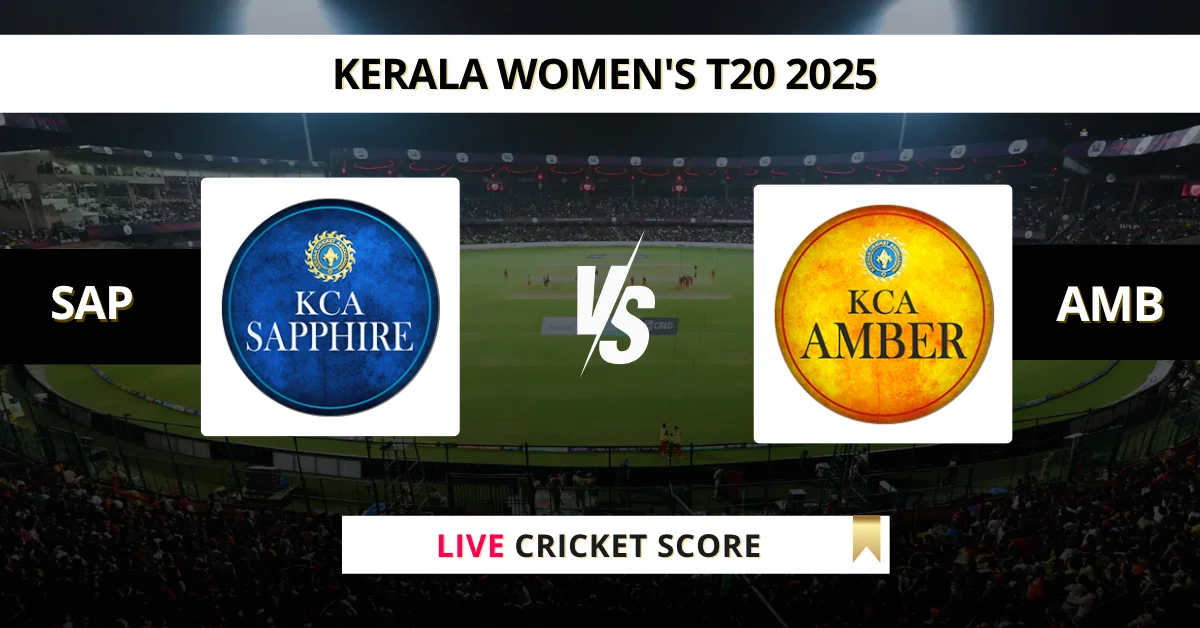 SAP vs AMB Live Score: Scorecard, Ball by Ball Commentary - Match 19, ...