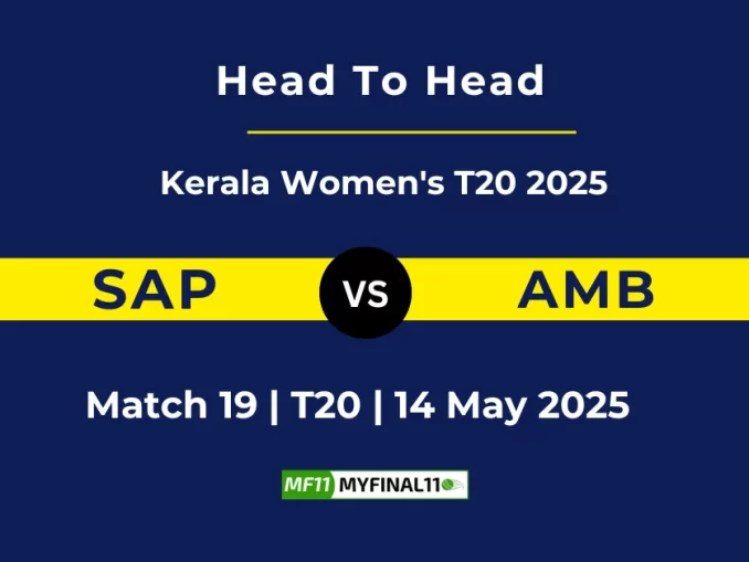 SAP vs AMB Player Battle, Head to Head Kerala Women's T20 2025