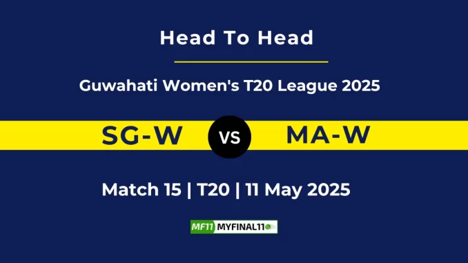 SG-W vs MA-W Player Battle, Head to Head Guwahati Women's T20 League 2025