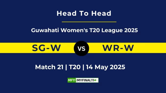 SG-W vs WR-W Player Battle, Head to Head Guwahati Women's T20 League 2025