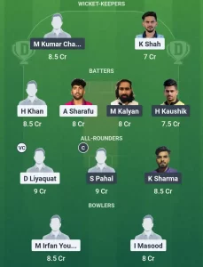 SHA vs FUJ Dream11 Team Prediction