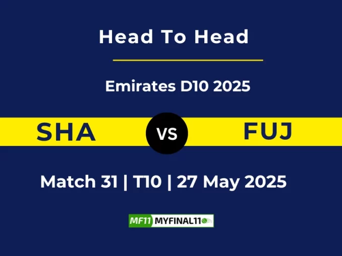 SHA vs FUJ Player Battle, Head to Head Emirates D10 2025 (1)