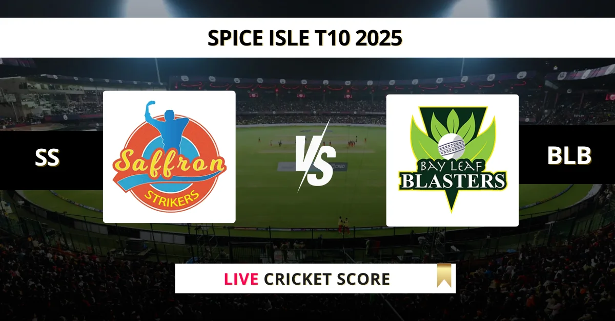 SS vs BLB Live Score: Scorecard, Ball by Ball Commentary - Play-off 1,...