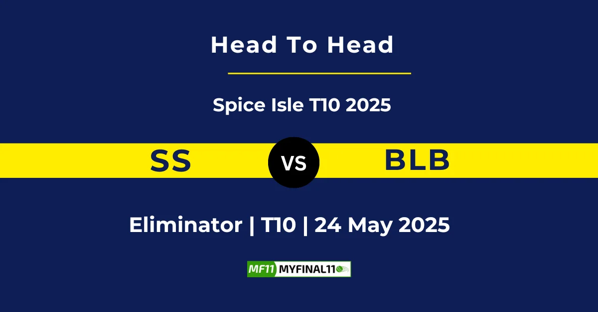 SS vs BLB Player Battle & Head to Head Team Stats - West Indies Spice ...