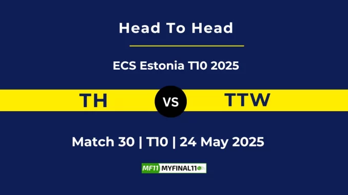 TH vs TTW Player Battle, Head to Head ECS Estonia T10 2025