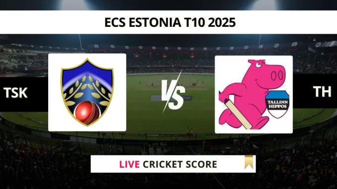 TSK vs TH Live Cricket Score ECS Estonia T10 2025
