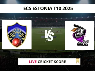 TSK vs TRD Live Cricket Score ECS Estonia T10 2025