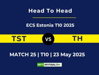 TST vs TH Player Battle, Head to Head ECS Estonia T10 2025