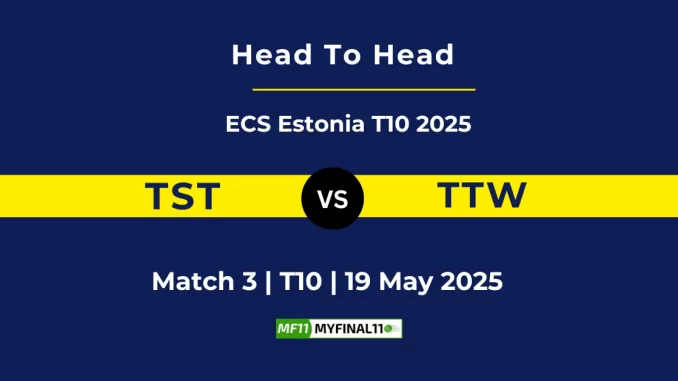 TST vs TTW Player Battle, Head to Head ECS Estonia T10 2025