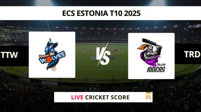 TTW vs TRD Live Cricket Score ECS Estonia T10 2025
