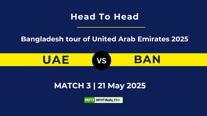 UAE vs BAN Player Battle, Head to Head Bangladesh tour of United Arab Emirates 2025 (1)