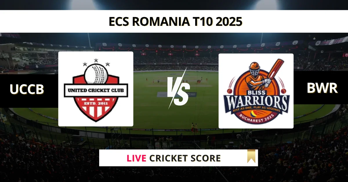 UCCB vs BWR Live Score: Scorecard, Ball by Ball Commentary - Match 3, ...