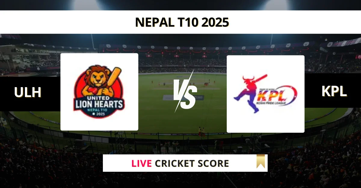 ULH vs KPL Live Score: Scorecard, Ball by Ball Commentary - Match 26, ...
