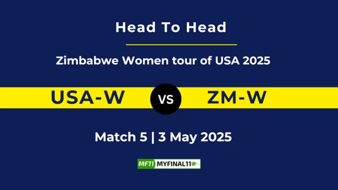 USA-W vs ZM-W Player Battle, Head to Head Zimbabwe Women tour of USA 2025 (1)
