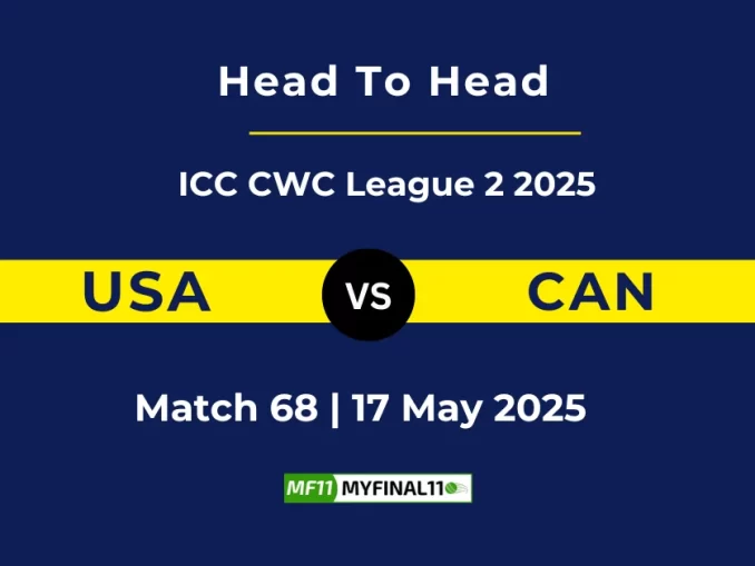 USA vs CAN Player Battle, Head to Head ICC CWC League 2 2025