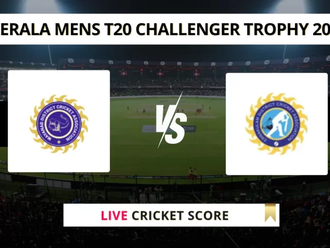 WAN vs ERL Live Cricket Score Kerala Mens T20 Challenger Trophy 2025 (1)