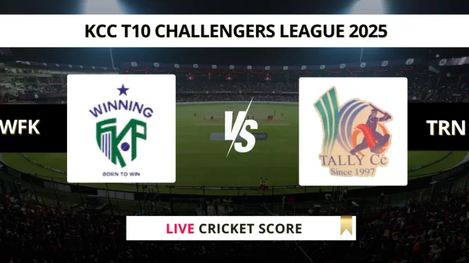 WFK vs TRN Live Cricket Score KCC T10 Challengers League 2025