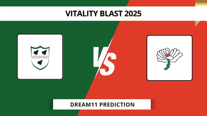 WOR vs YOR Dream11 Prediction Vitality Blast 2025