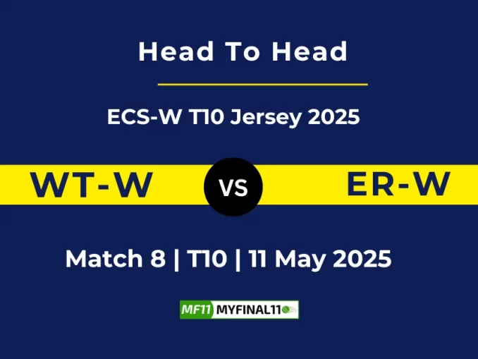 WT-W vs ER-W Player Battle, Head to Head ECS-W T10 Jersey 2025