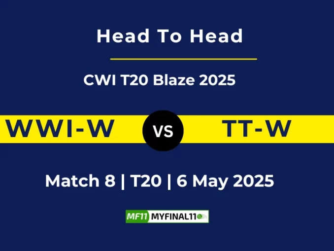 WWI-W vs TT-W Player Battle, Head to Head CWI T20 Blaze 2025