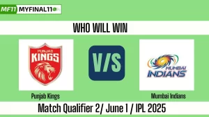 PBKS vs MI Who will win, Qualifier 2 Match IPL 2025?