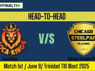 SCK vs CSP Player Battle, Trinidad T10 Blast, 7th Edition 2025