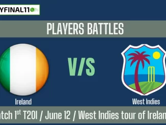 IRE vs WI Players' battles 1st T20I Match