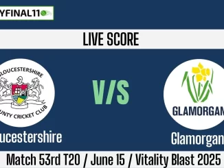GLO vs GLA Live Score