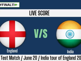 ENG vs IND Live Score