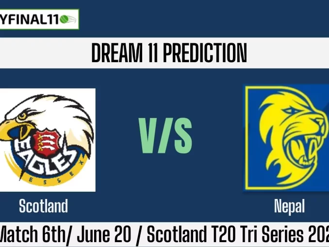 SCO vs NEP Dream11 Prediction
