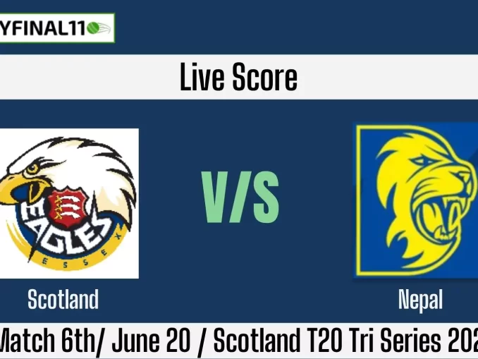 SCO vs NEP Live Score