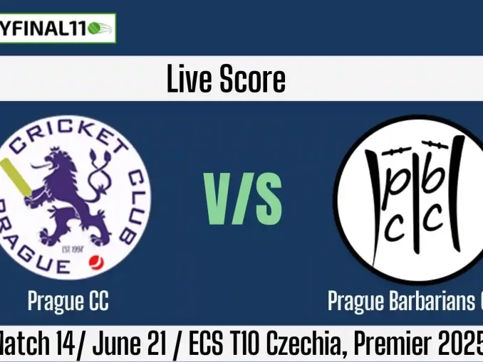 PCC vs PRB Live Score