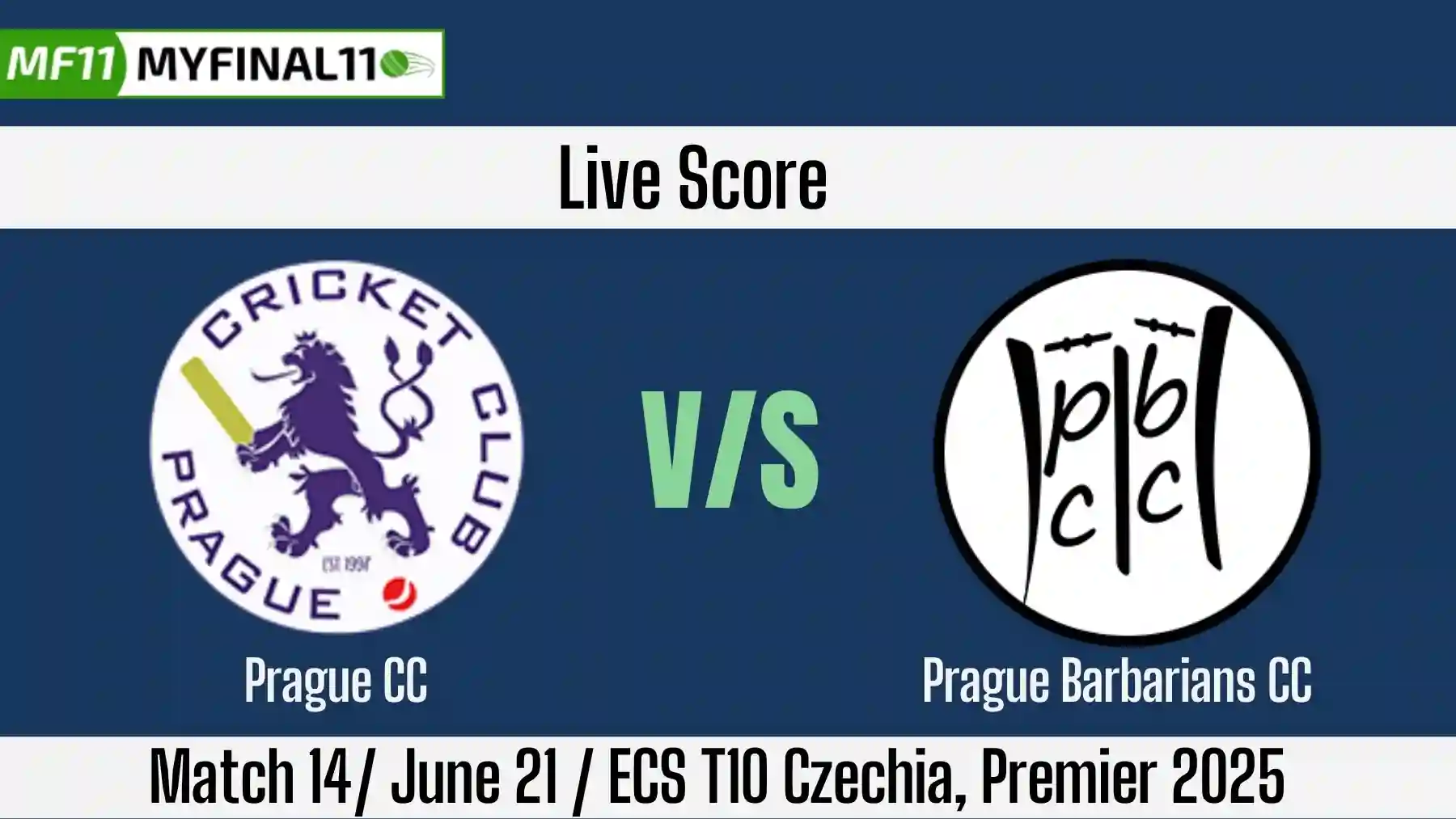 PCC vs PRB Live Score: Scorecard, Ball by Ball Commentary - Match 14, ...