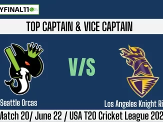 SEA vs LAS Top 3 Captain