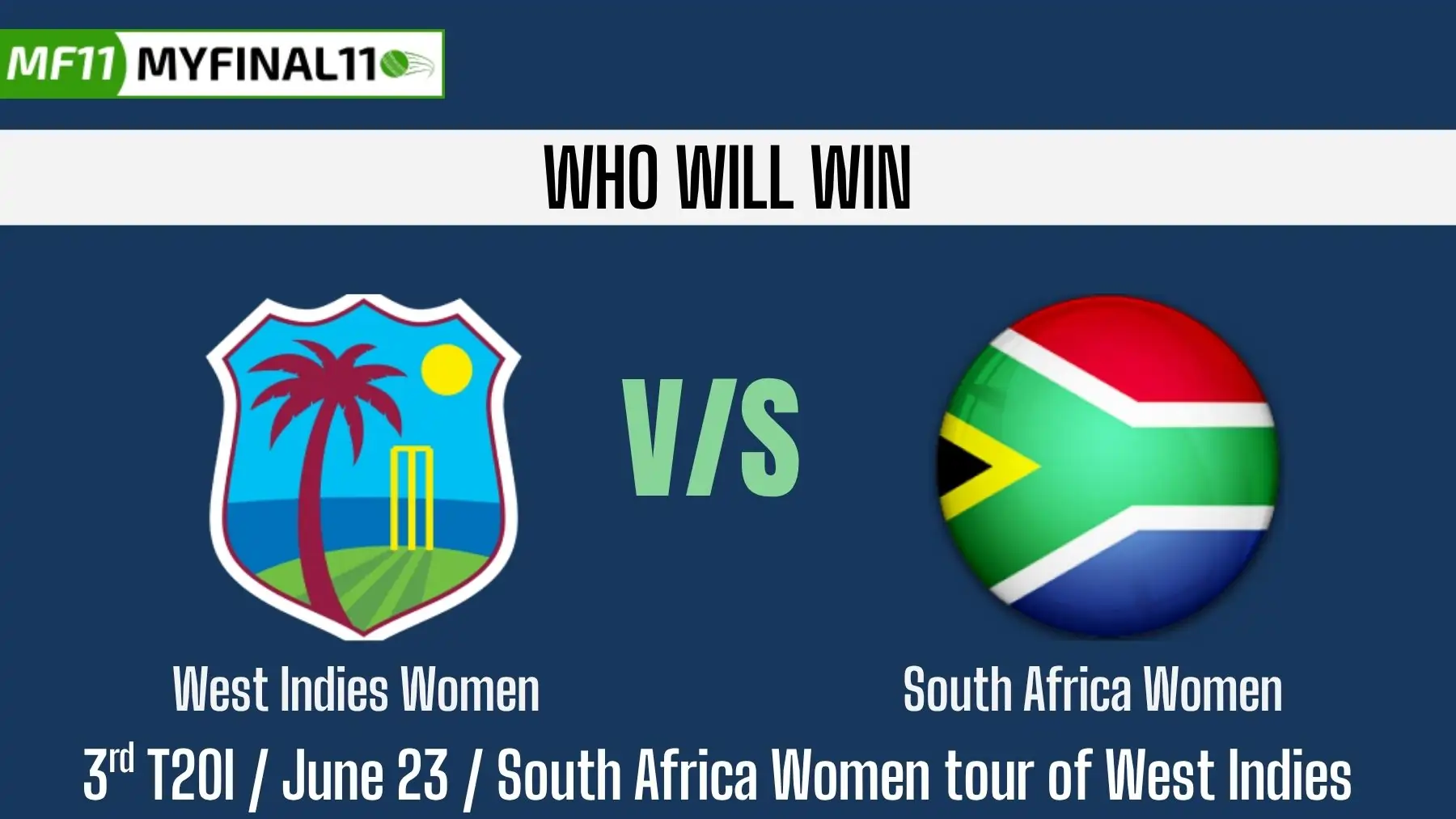 WI-W vs SA-W Who will win today, 3rd T20I Match, Top Batter and Bowler...