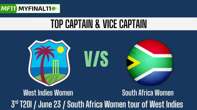 WI-W vs SA-W Top 3 Captain