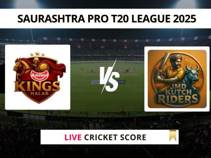 AKH vs KR Live Cricket Score Saurashtra Pro T20 League 2025