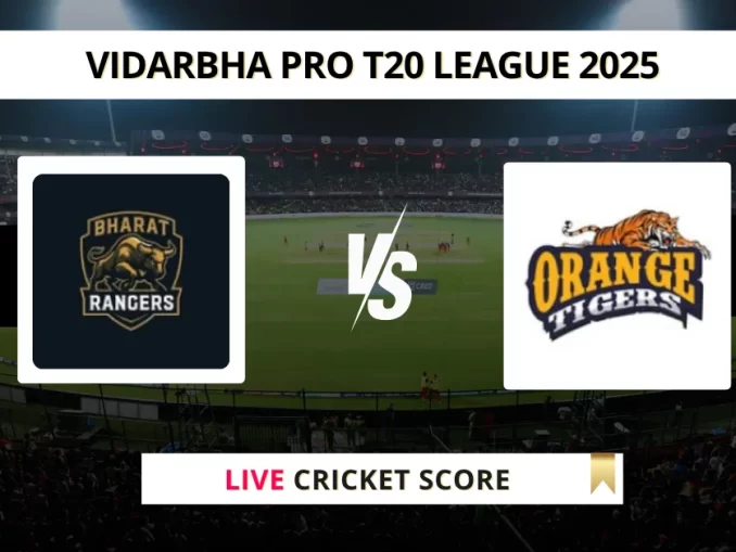 BHR vs ORT Live Cricket Score Vidarbha Pro T20 League 2025