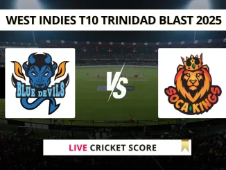 BLD vs SCK Live Cricket Score West Indies T10 Trinidad Blast 2025