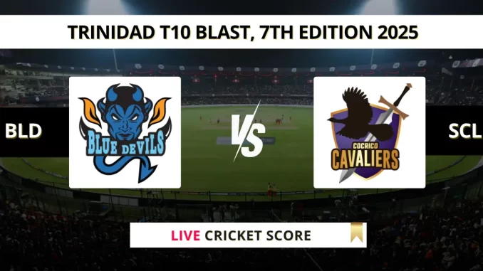 BLD vs SCL Live Cricket Score Trinidad T10 Blast, 7th Edition 2025