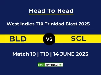 BLD vs SCL Player Battle, West Indies T10 Trinidad Blast 2025