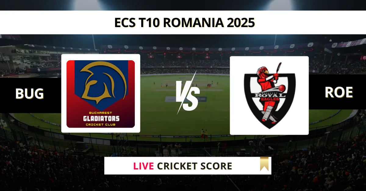 BUG vs ROE Live Score: Scorecard, Ball by Ball Commentary - Match 15, ...